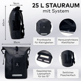 Wasserdichter Rolltop - eleven one | schwarz
